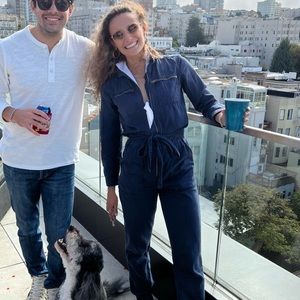 Lucky Brand Blue Jumpsuit